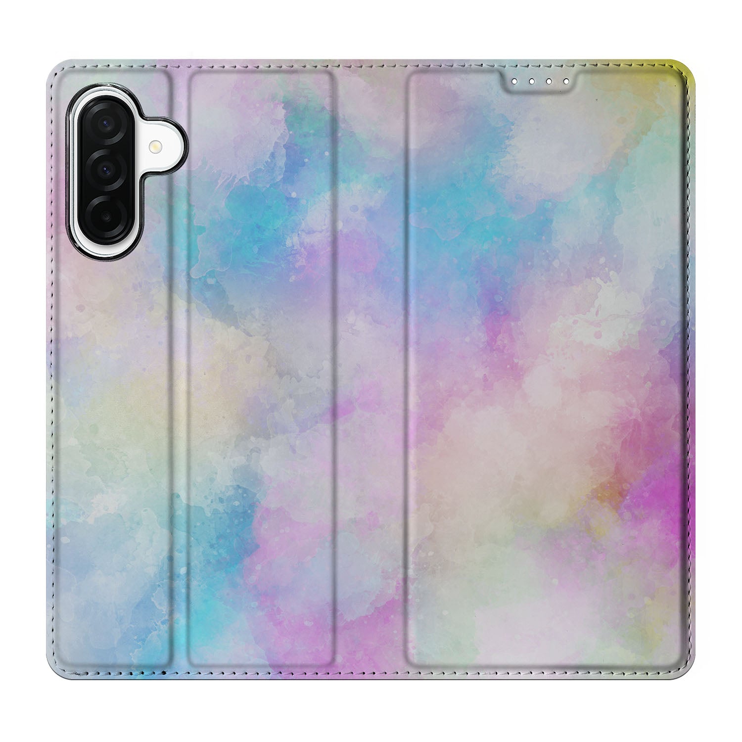 Samsung Galaxy A26 Bookcase Watercolor Light kleurig aanzicht
