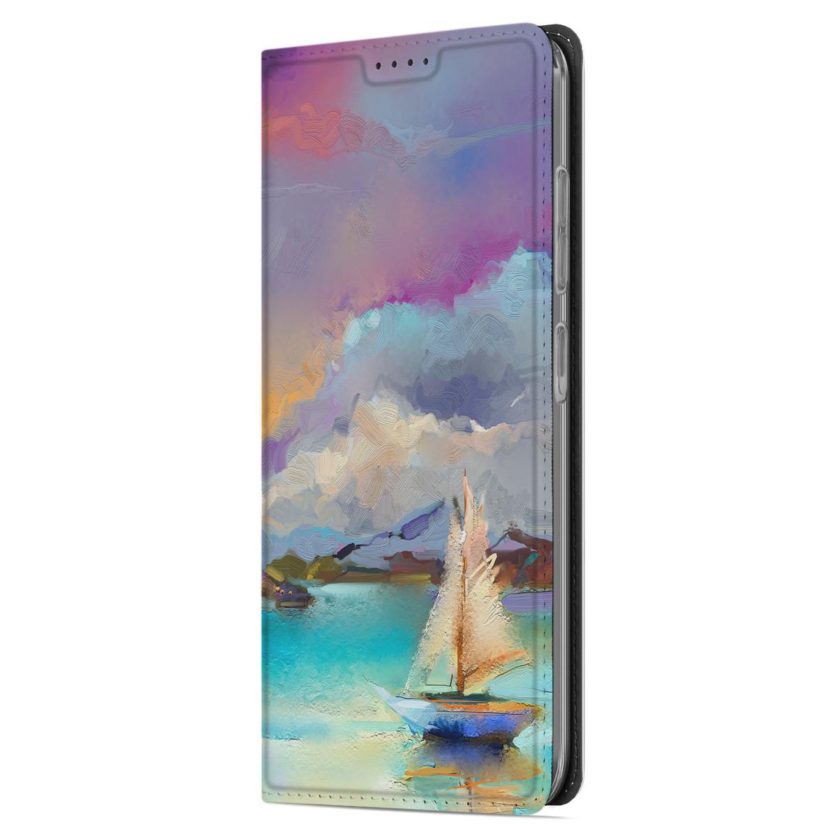 Bookcase voor Samsung Galaxy A56 | A36 Boat zijaanzicht