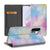 Samsung Galaxy A56 A36 Bookcase Watercolor Light voorkant zijaanzicht