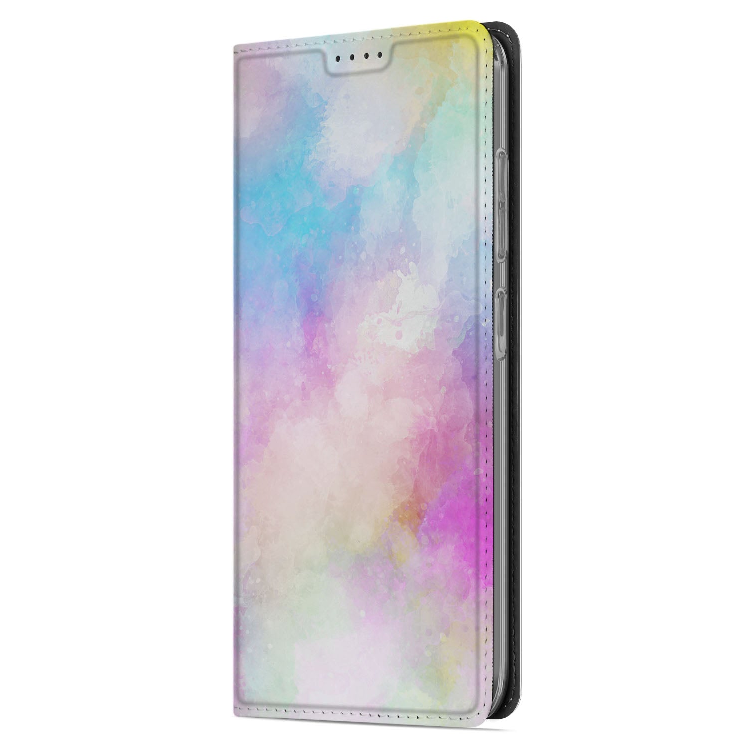 Samsung Galaxy A56 A36 bookcase Watercolor Light zijaanzicht