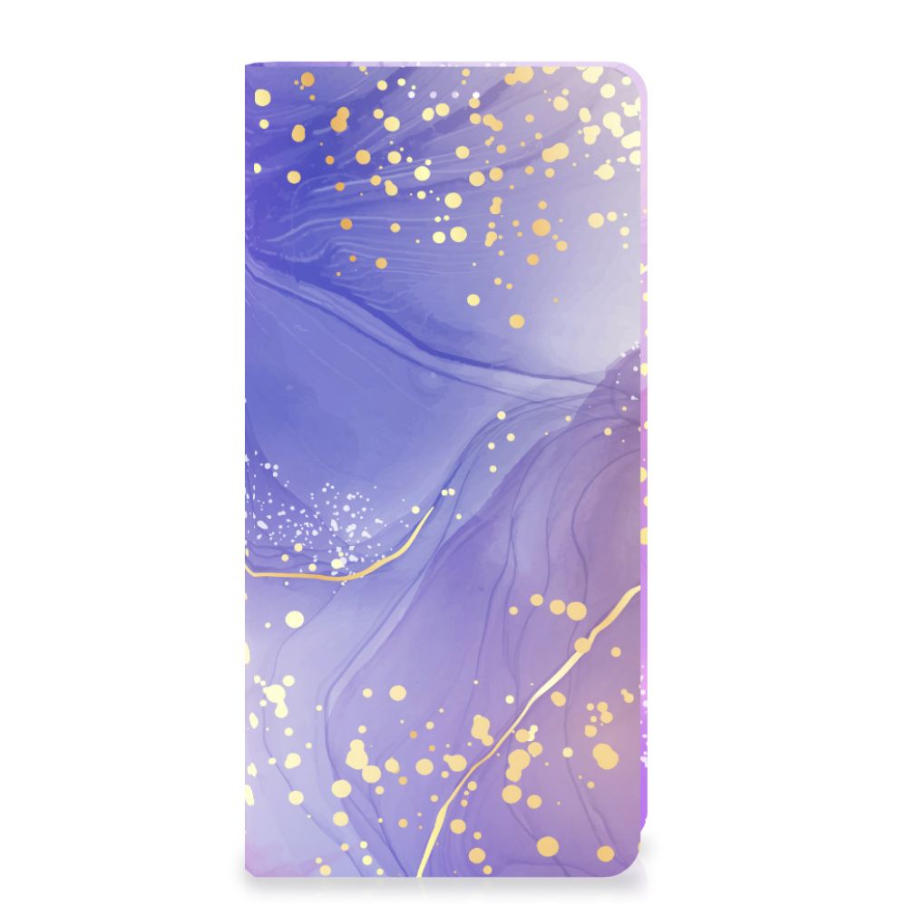 Bookcase voor Xiaomi Redmi Note 12 Pro | Poco X5 Pro Watercolor Paars paars design voorkant