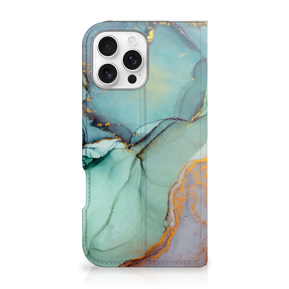 Apple iPhone 16 Pro Max Bookcase Watercolor Mix achteraanzicht