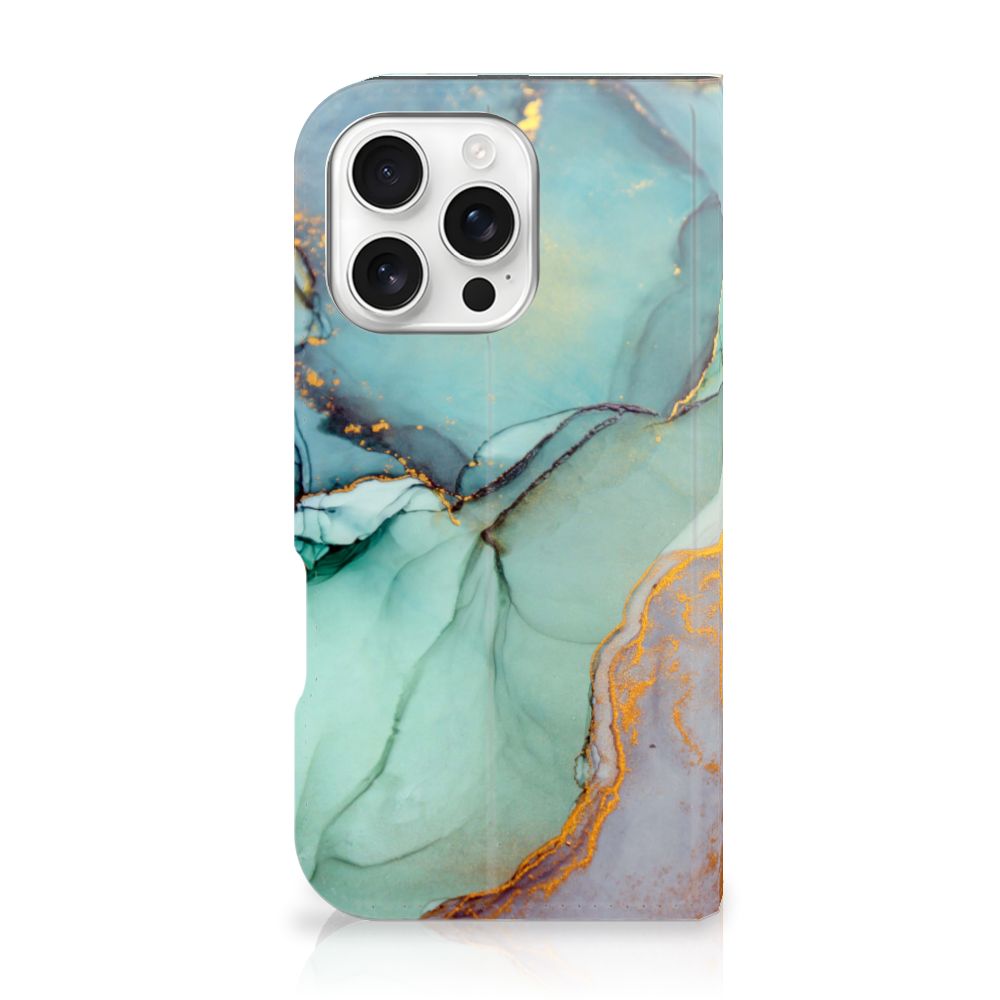 iPhone 16 Pro Bookcase Watercolor Mix ontwerp voorkant