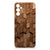 Samsung Galaxy A14 5G Bumper Hoesje Wooden Cubes achterkant