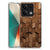 Xiaomi Redmi Note 13 5G Bumper Hoesje Wooden Cubes achterkant