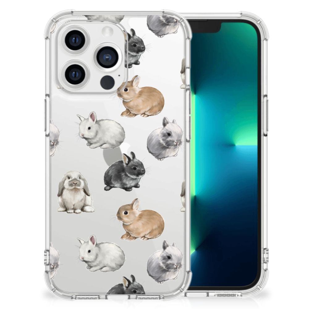 Case Anti-shock voor Apple iPhone 13 Pro Konijntjes B2C Telecom