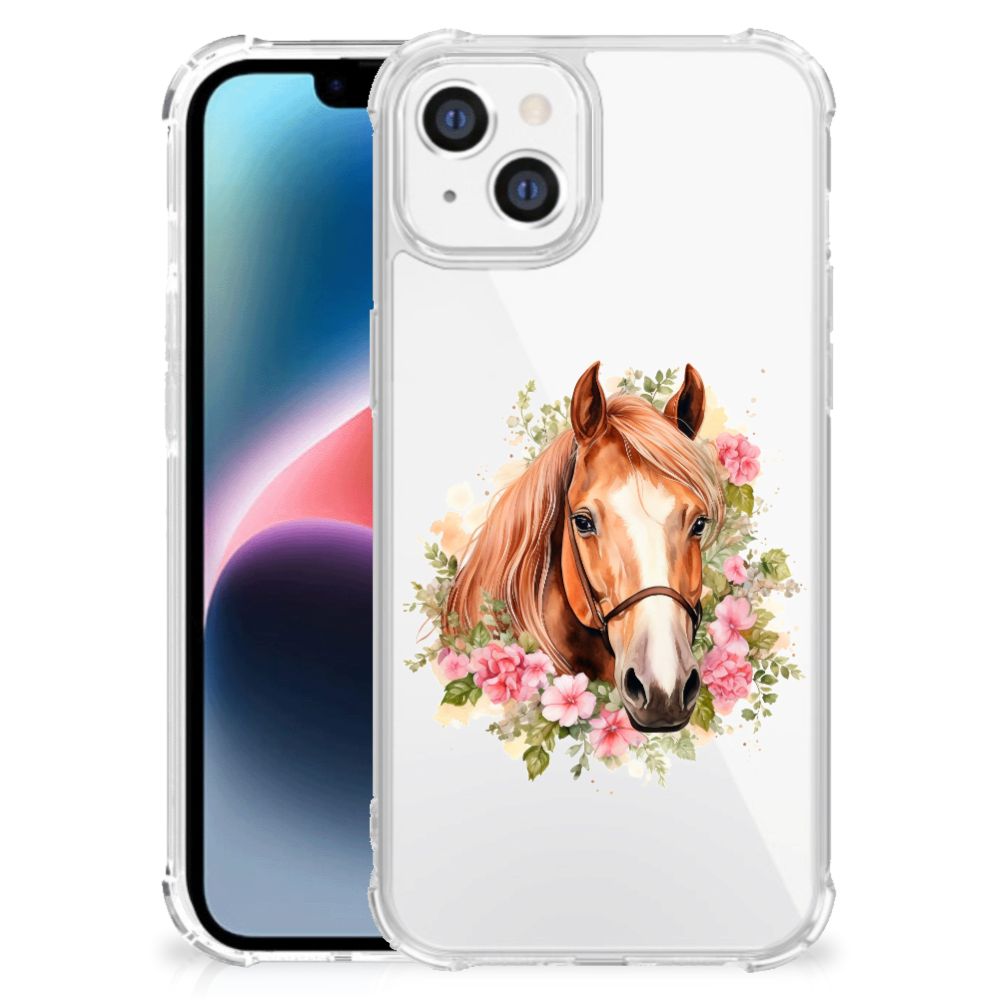 Apple iPhone 14 Plus Case Anti-shock Paard voorkant