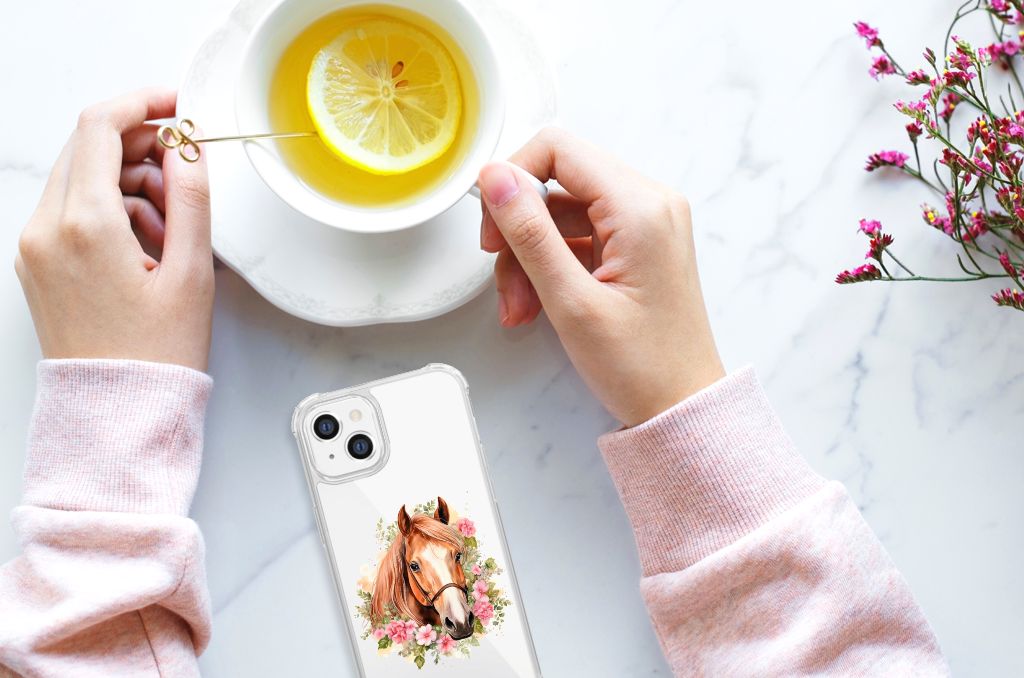 Apple iPhone 14 Plus Case Anti-shock Paard aanzicht