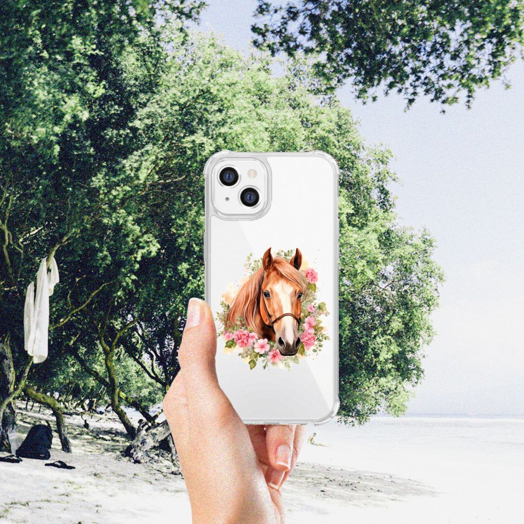 Apple iPhone 14 Plus Case Anti-shock Paard aanzicht