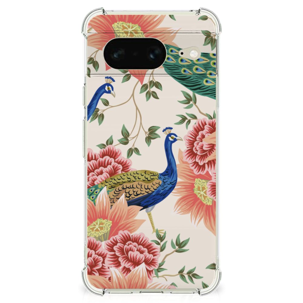 Case Anti-shock voor Google Pixel 8 Pink Peacock B2C Telecom
