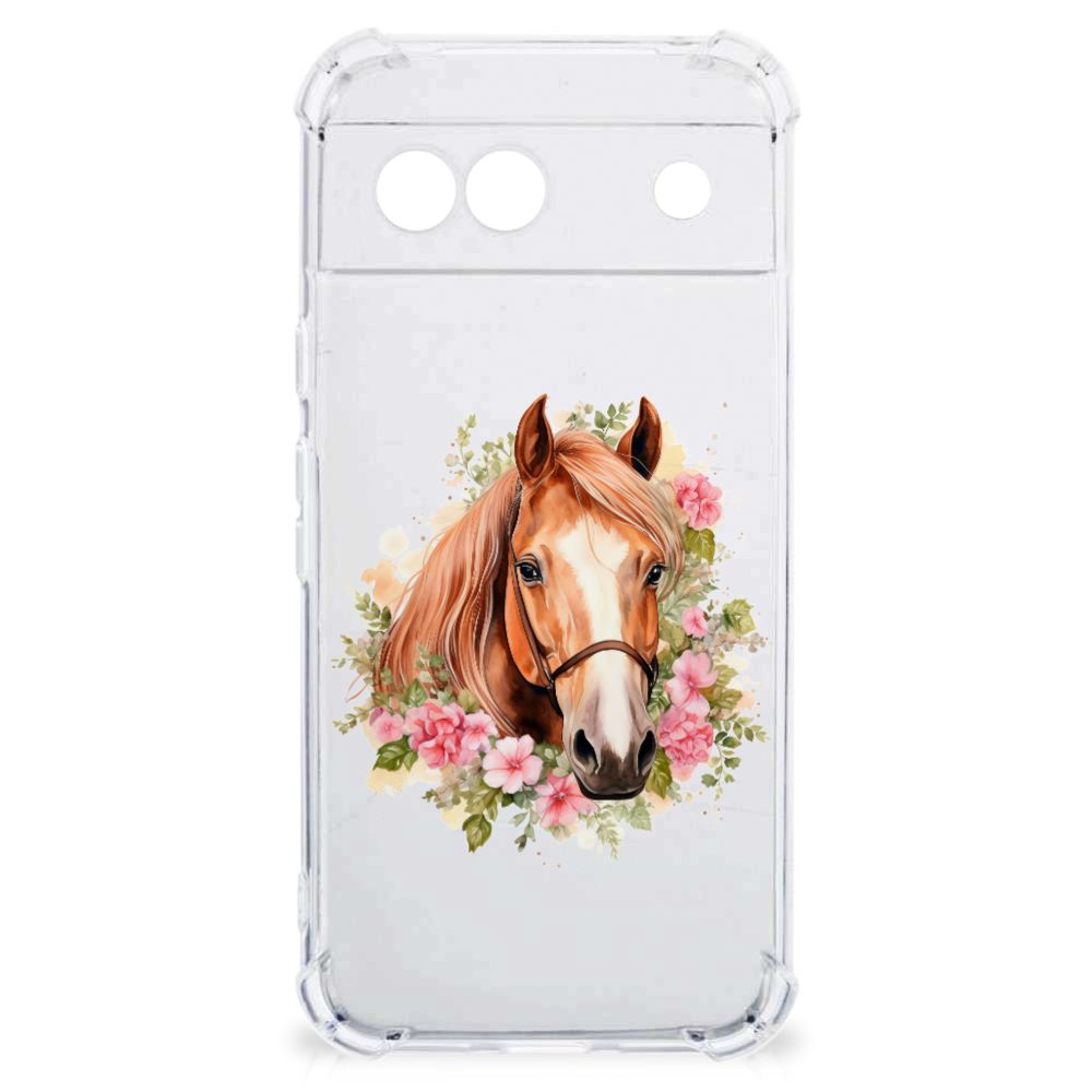 Google Pixel 8A Case Anti-shock Paard voorkant