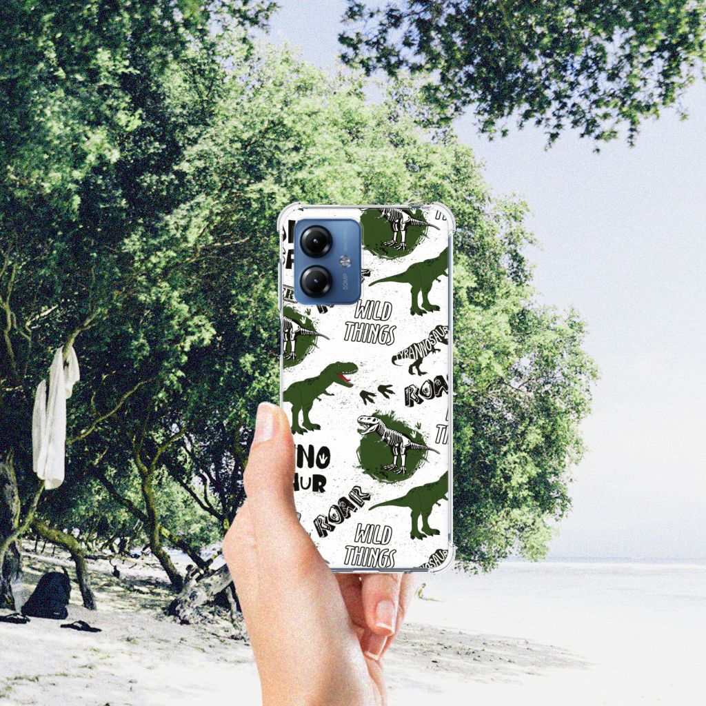 Case Anti-shock voor Motorola Moto G14 Dinosaurus B2C Telecom