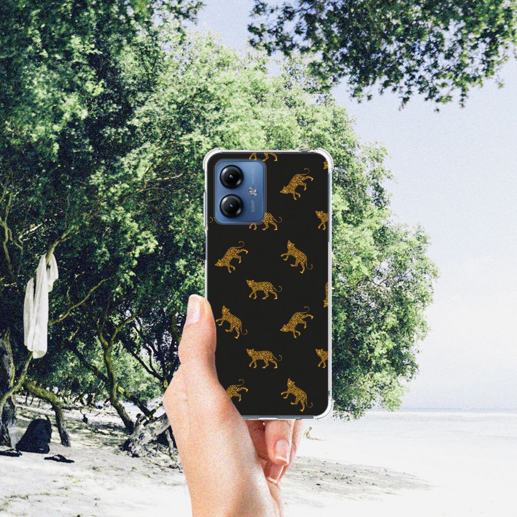 Case Anti-shock voor Motorola Moto G14 Leopards B2C Telecom