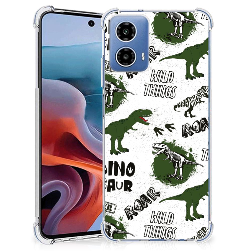 Case Anti-shock voor Motorola Moto G34 Dinosaurus B2C Telecom