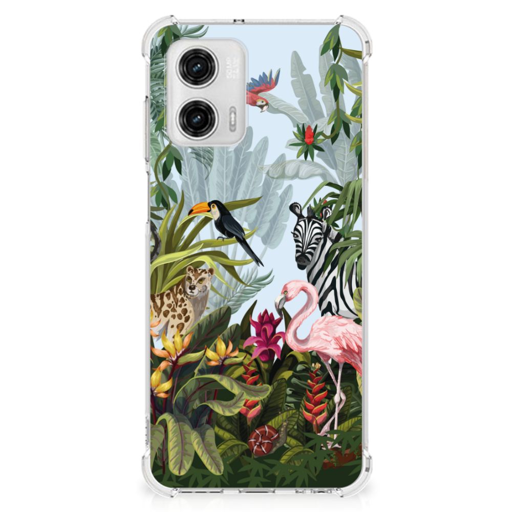 Case Anti-shock voor Motorola Moto G73 Jungle B2C Telecom