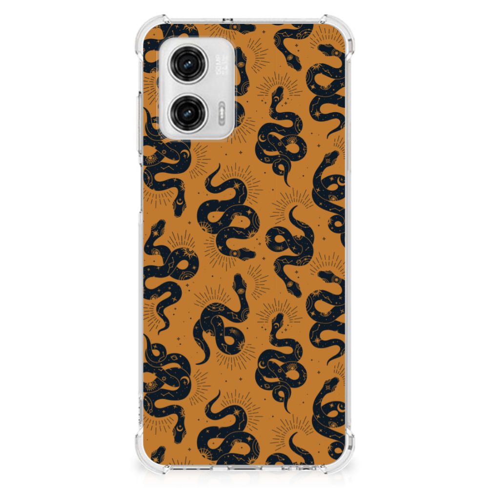 Case Anti-shock voor Motorola Moto G73 Snakes B2C Telecom