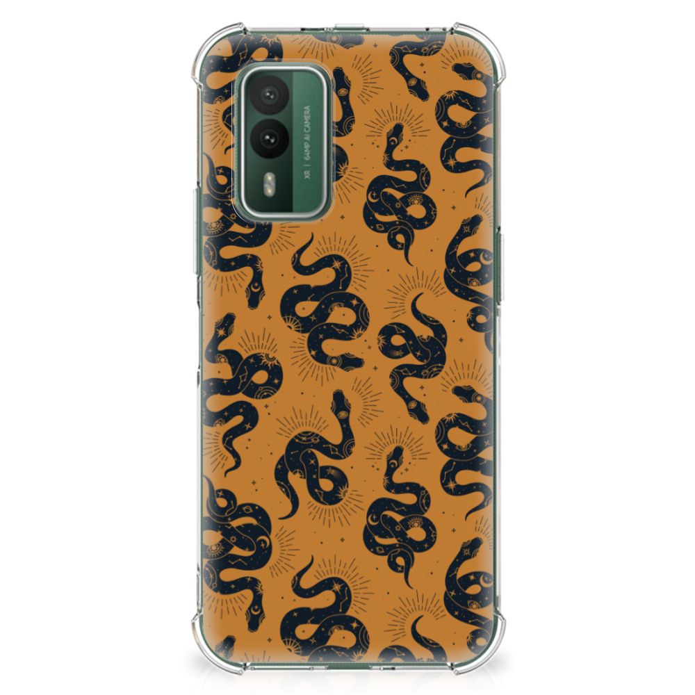 Nokia XR21 Case Anti-shock Snakes achteraanzicht