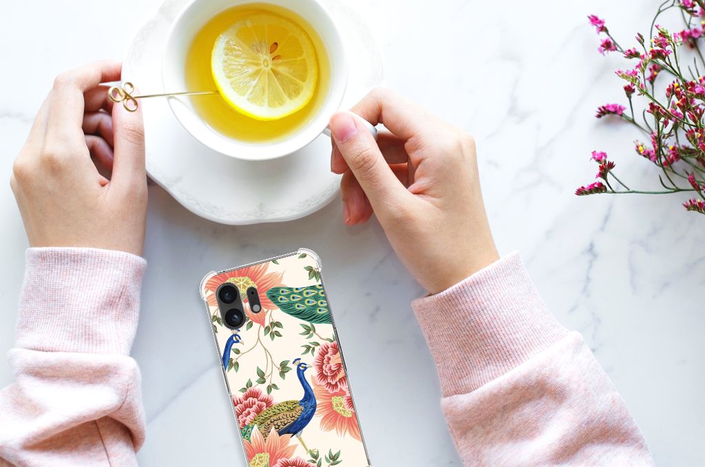 Case Anti-shock voor Nothing Phone (2) Pink Peacock B2C Telecom