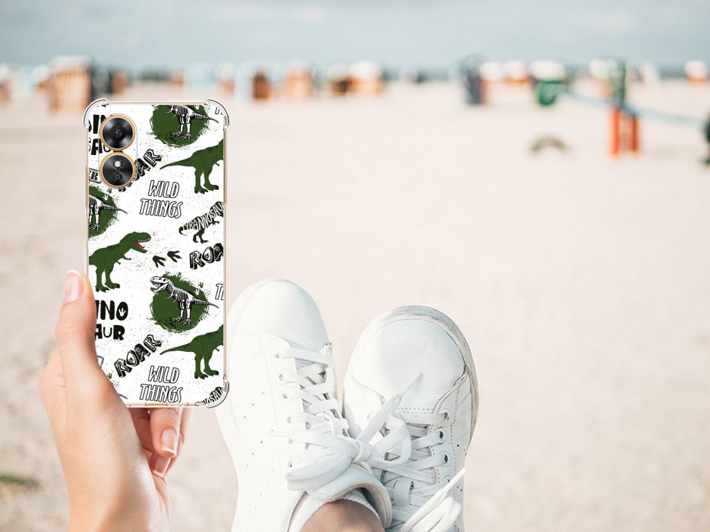 Case Anti-shock voor OPPO A17 Dinosaurus B2C Telecom