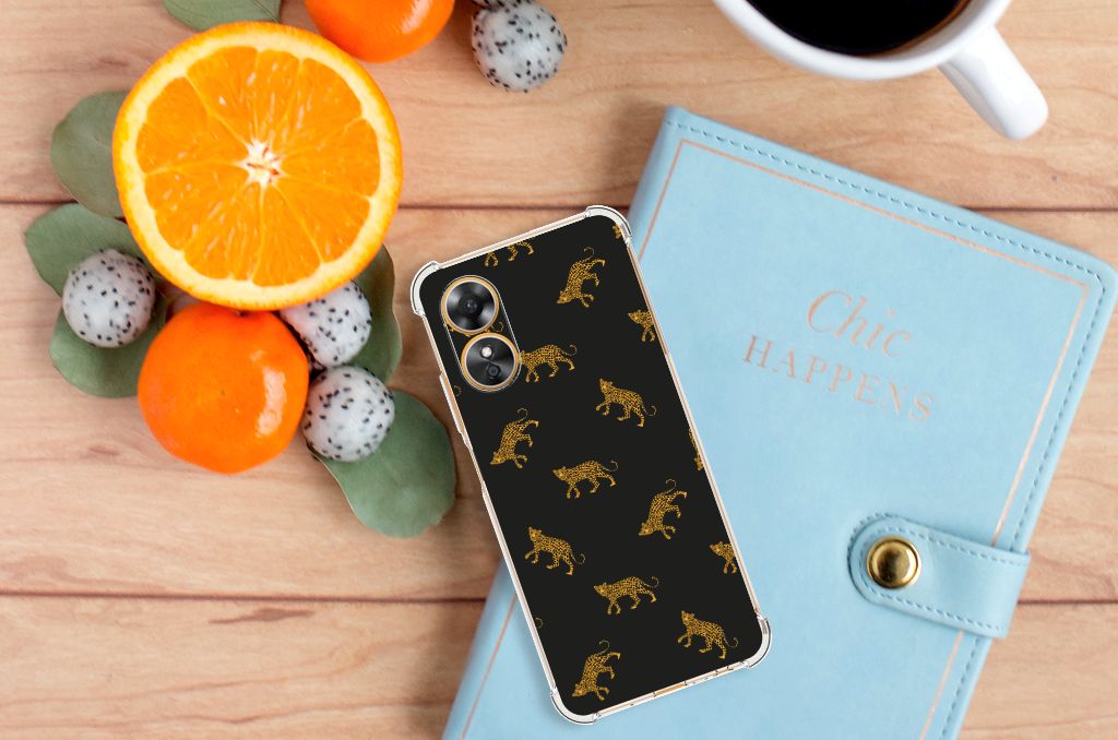 Case Anti-shock voor OPPO A17 Leopards B2C Telecom
