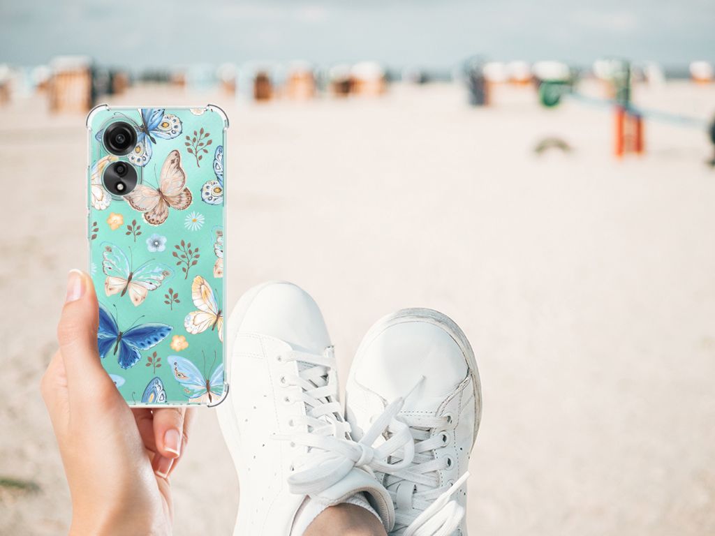 Case Anti-shock voor OPPO A78 4G Vlinder B2C Telecom