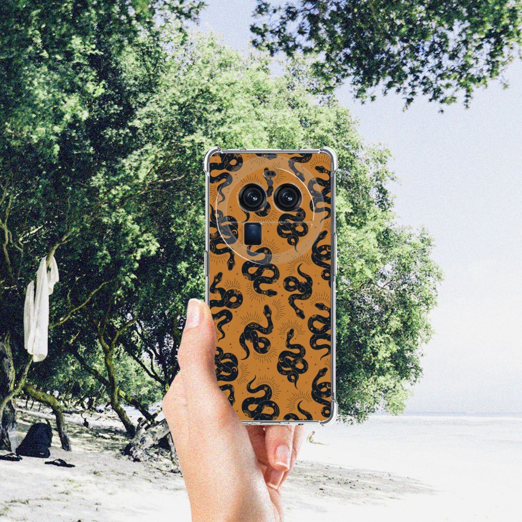 OPPO Find X6 Pro Case Anti-shock voor OPPO Find X6 Pro Snakes handgemaakt dichtbij landschap