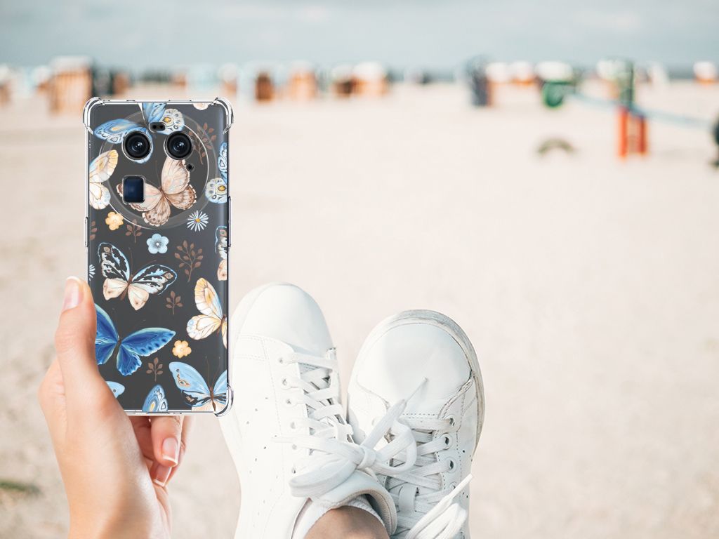 OPPO Find X6 Case Anti-shock Vlinder design vooraanzicht