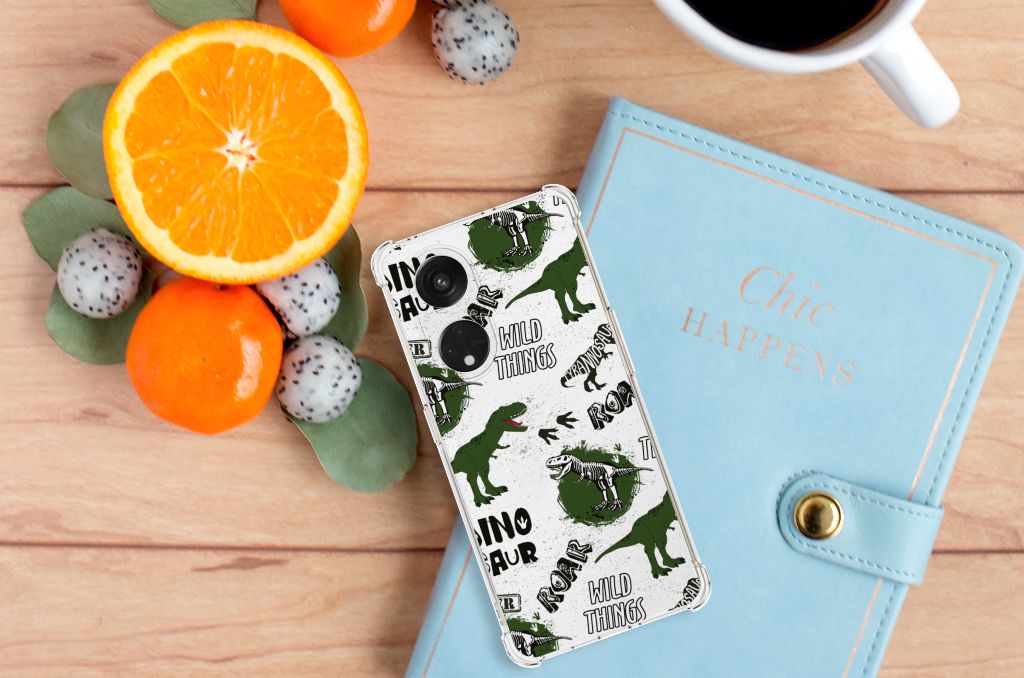 Case Anti-shock voor OPPO Reno8 T 5G Dinosaurus B2C Telecom