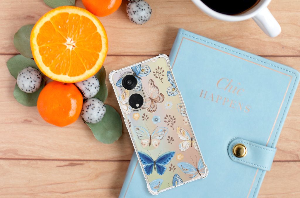Case Anti-shock voor OPPO Reno8 T 5G Vlinder B2C Telecom
