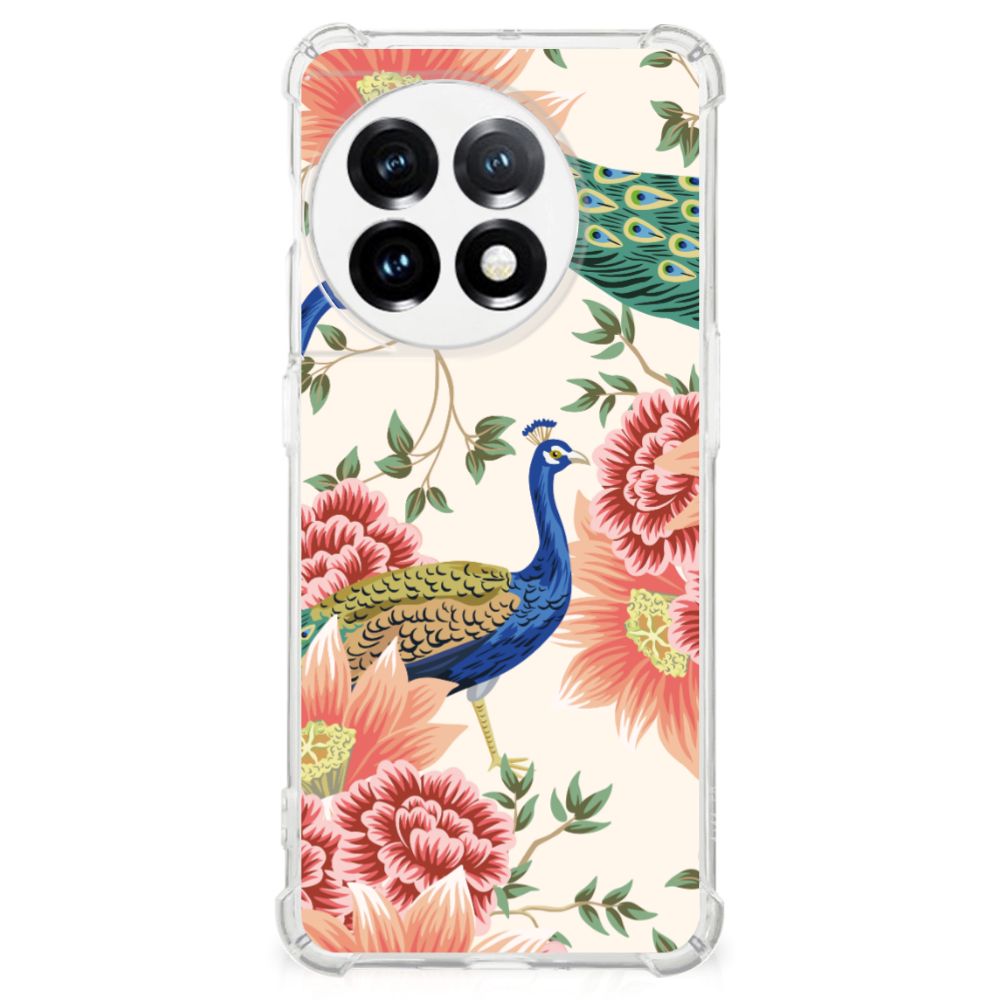 Case Anti-shock voor OnePlus 11 Pink Peacock B2C Telecom