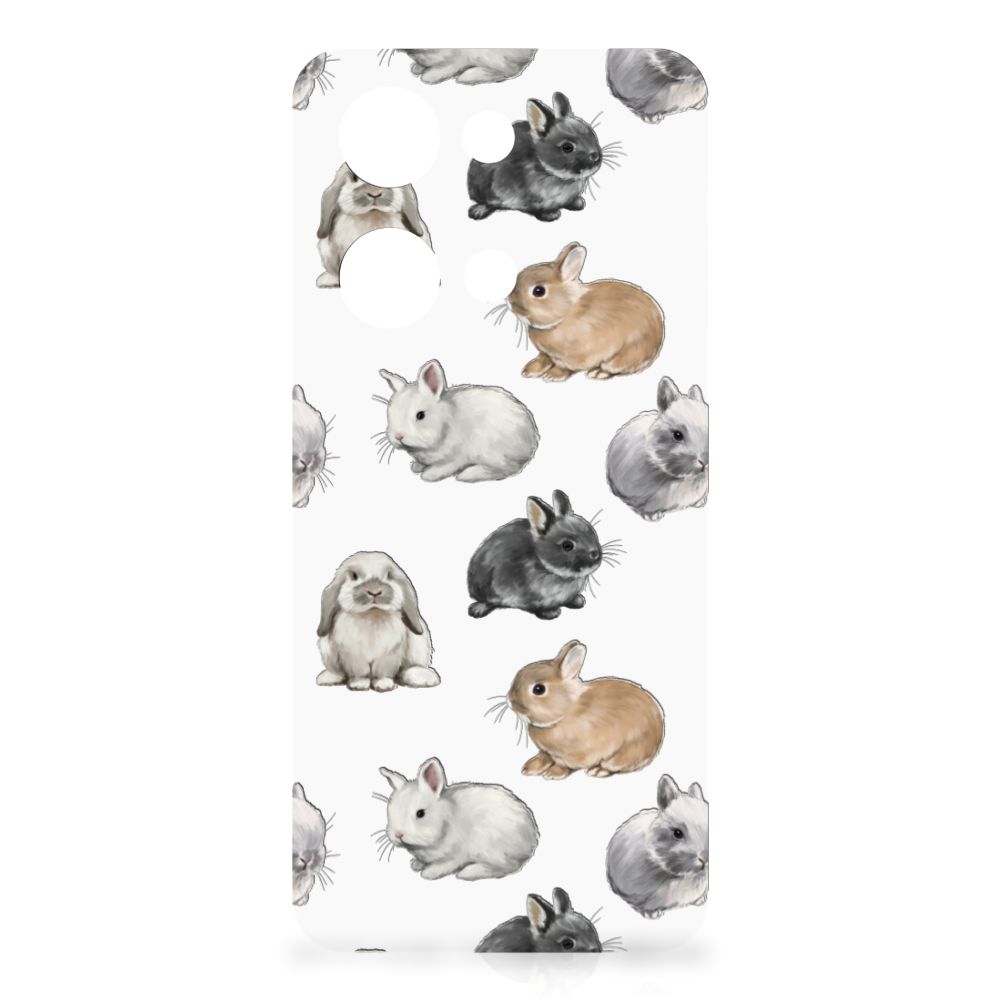 Case Anti-shock voor OnePlus Nord 3 Konijntjes B2C Telecom
