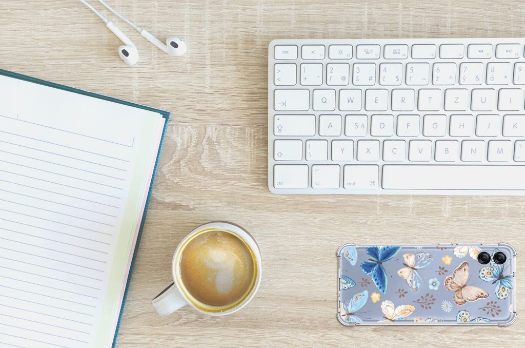 Case Anti-shock voor Samsung Galaxy A04e Vlinder B2C Telecom