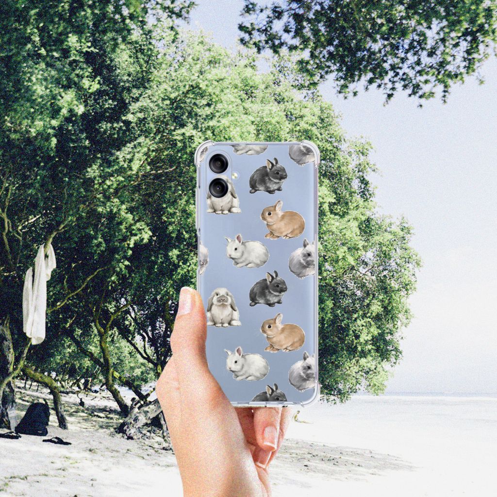 Case Anti-shock voor Samsung Galaxy A05 Konijntjes B2C Telecom
