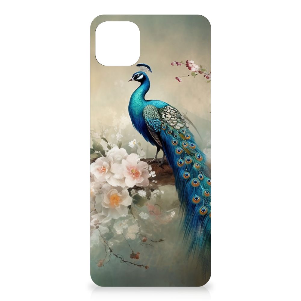 Case Anti-shock voor Samsung Galaxy A22 5G Vintage Pauwen B2C Telecom