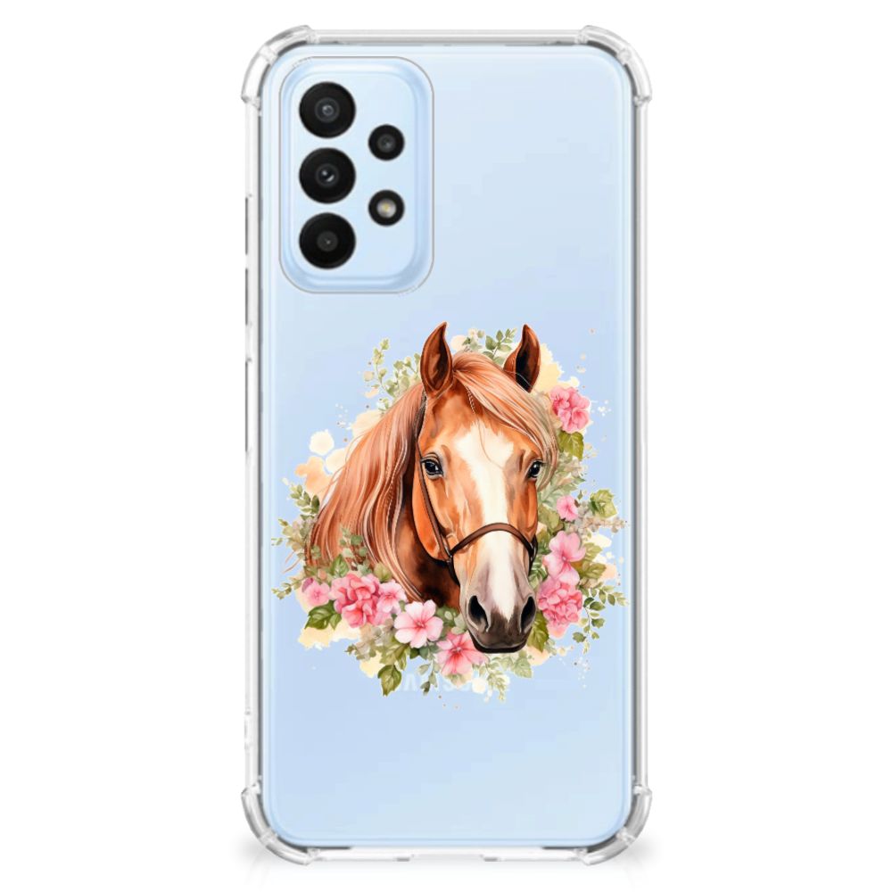 Samsung Galaxy A23 Case Anti-shock Paard voorzijde