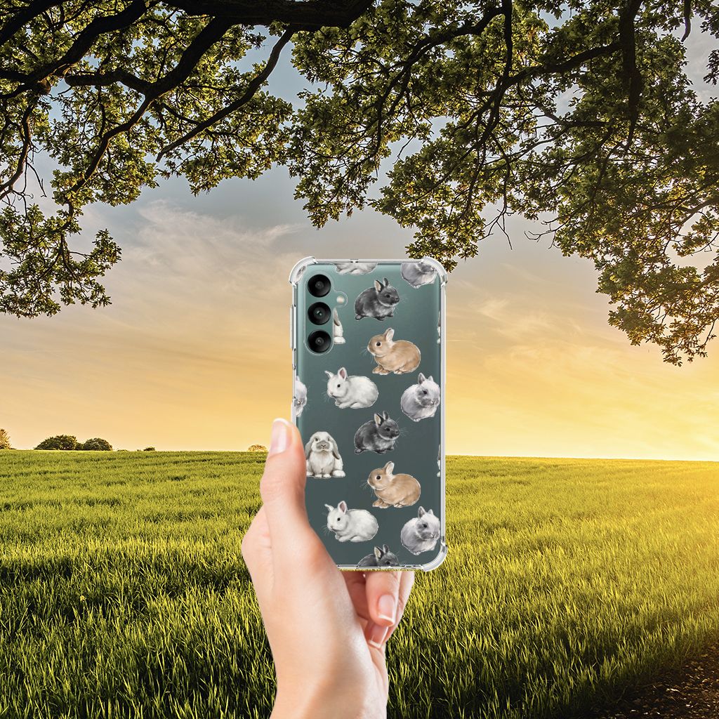 Case Anti-shock voor Samsung Galaxy A24 Konijntjes B2C Telecom