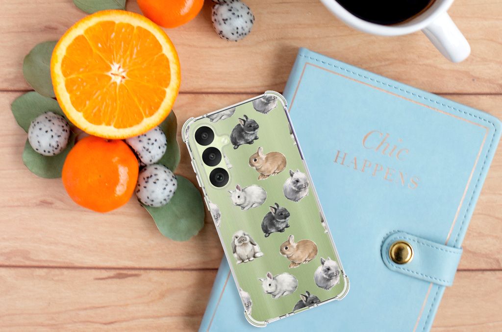 Case Anti-shock voor Samsung Galaxy A35 Konijntjes B2C Telecom