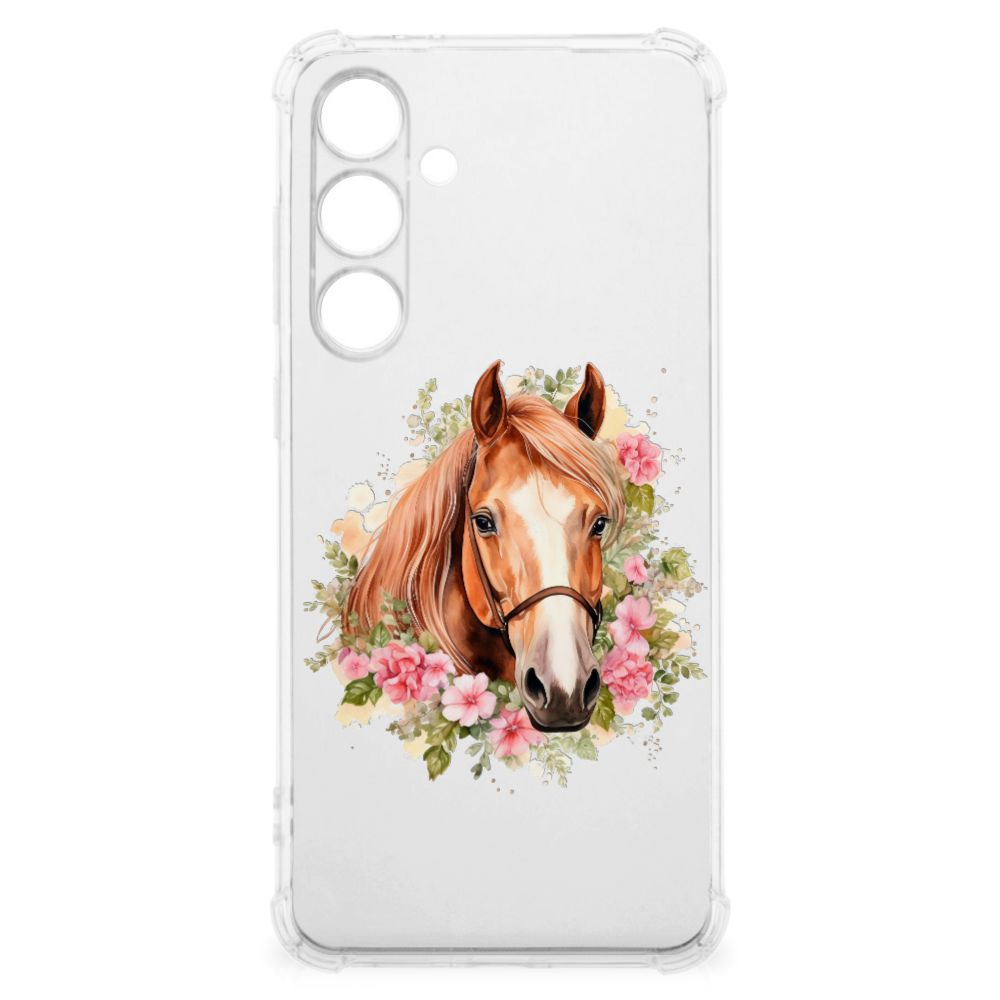 Samsung Galaxy S24 FE Case Anti-shock Paard voorkant