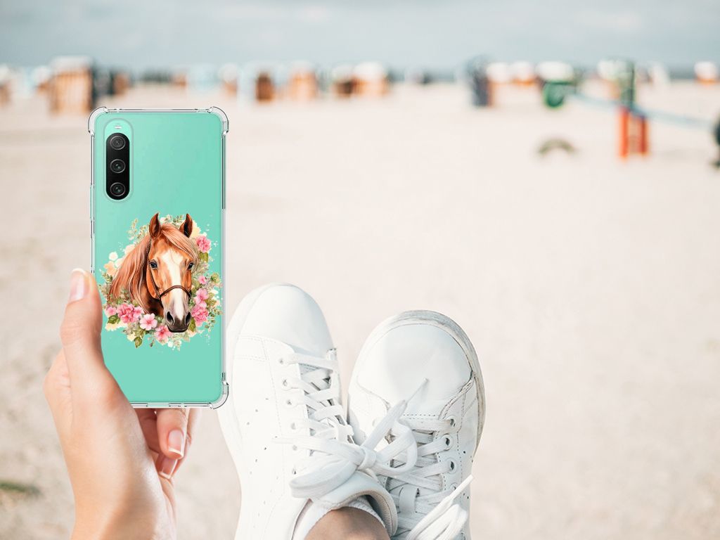 Case Anti-shock voor Sony Xperia 10 V Paard B2C Telecom