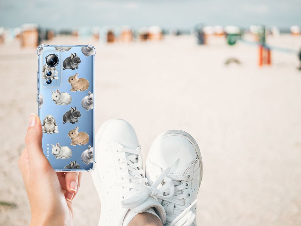 Case Anti-shock voor Xiaomi 12 Lite Konijntjes B2C Telecom