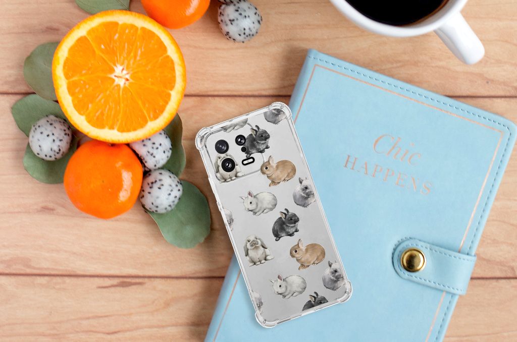 Case Anti-shock voor Xiaomi 13 Konijntjes B2C Telecom