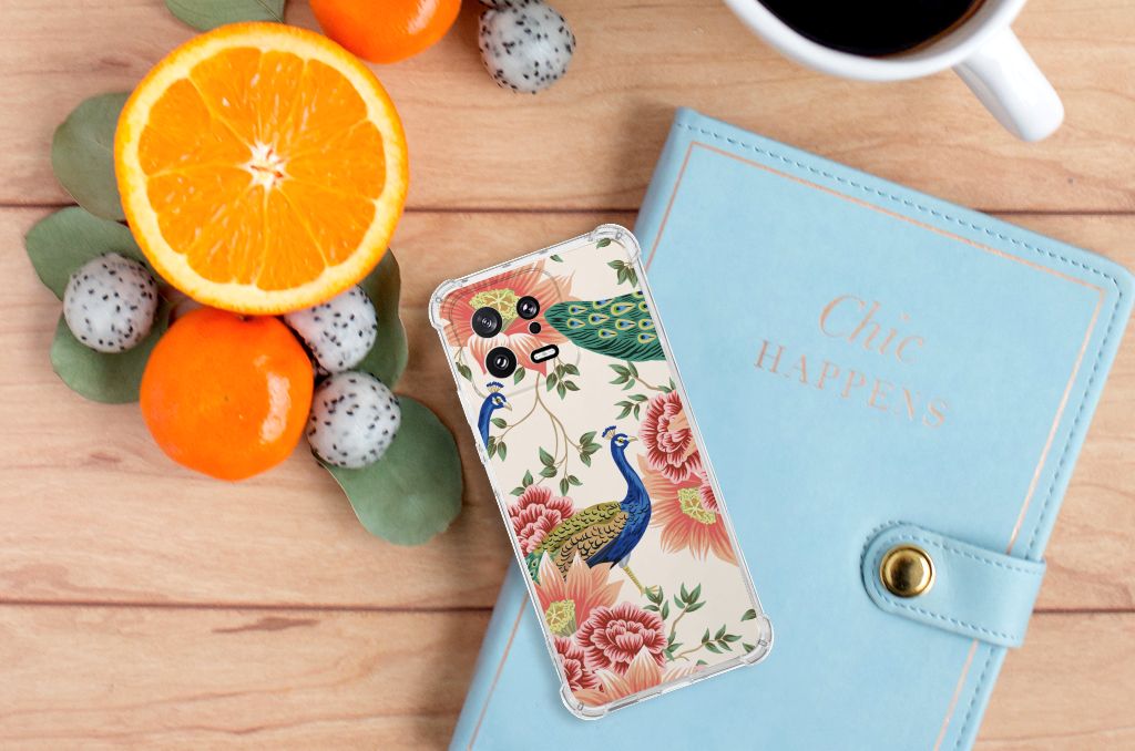 Case Anti-shock voor Xiaomi 13 Pink Peacock B2C Telecom