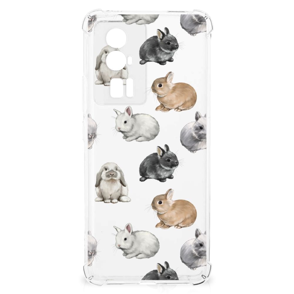 Case Anti-shock voor Xiaomi Poco F5 Pro Konijntjes B2C Telecom