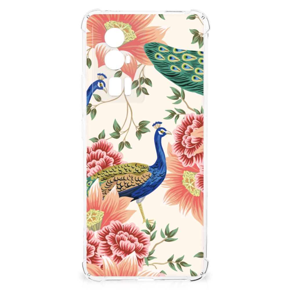 Case Anti-shock voor Xiaomi Poco F5 Pro Pink Peacock B2C Telecom