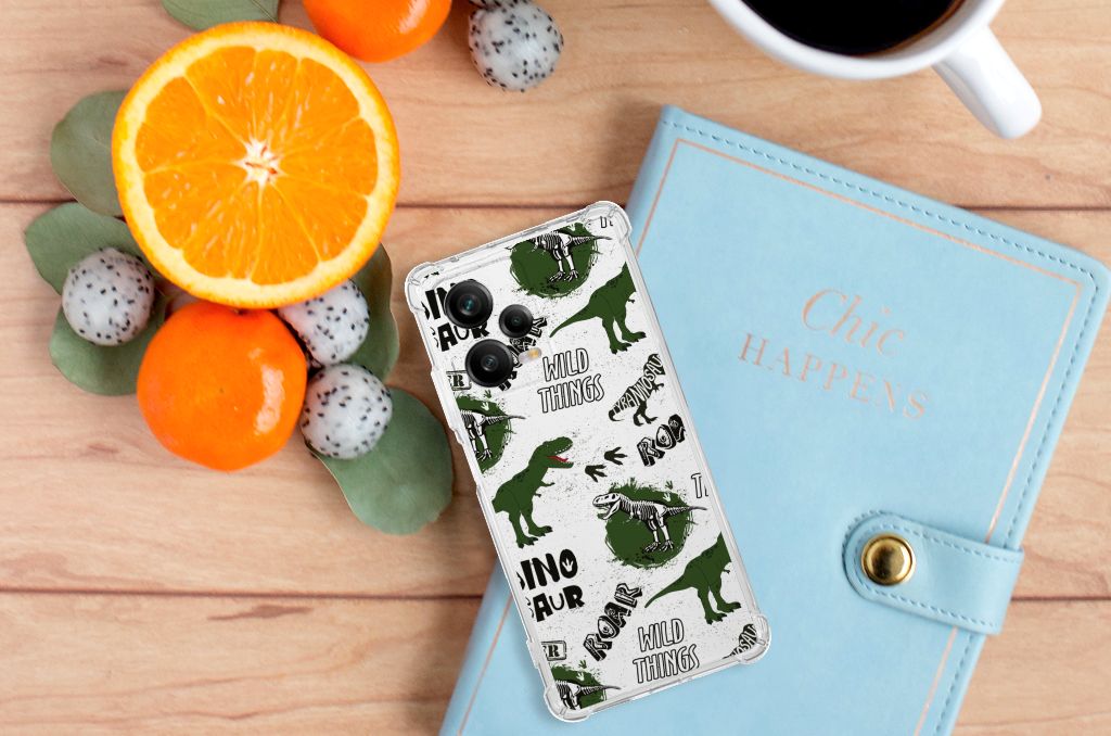 Case Anti-shock voor Xiaomi Redmi Note 12 Pro Plus Dinosaurus B2C Telecom