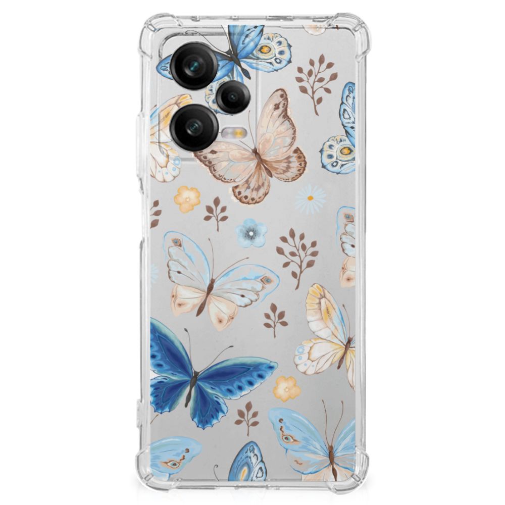 Case Anti-shock voor Xiaomi Redmi Note 12 Pro Plus Vlinder B2C Telecom