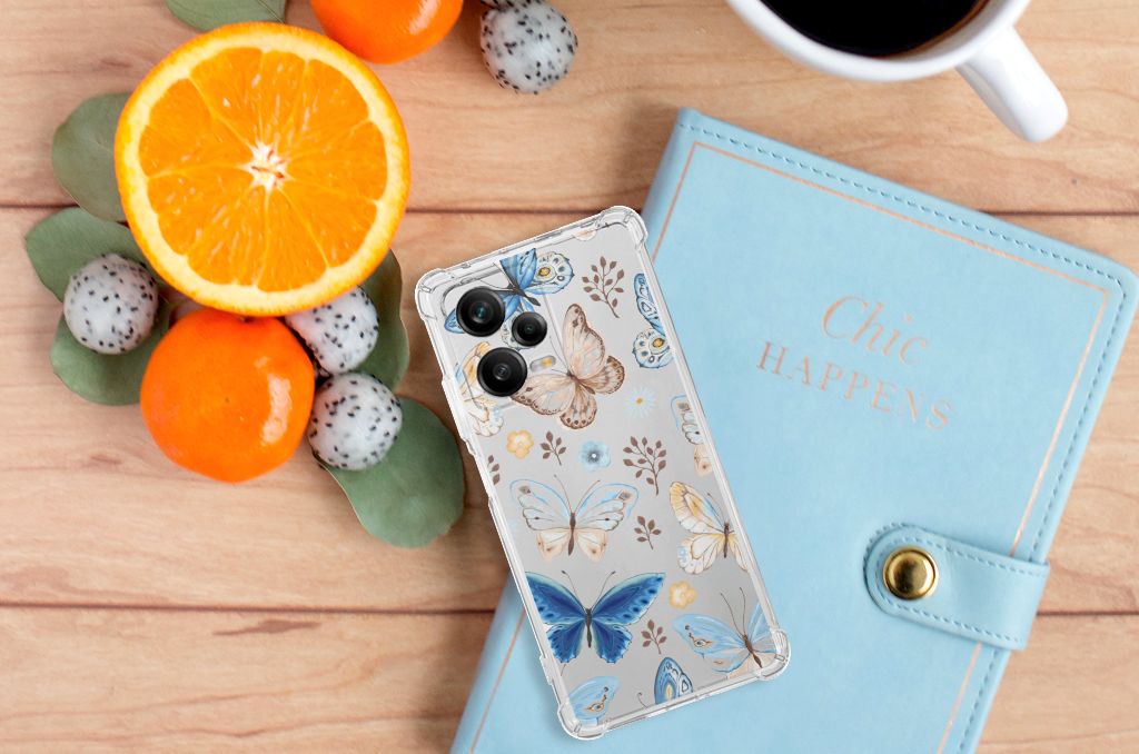Case Anti-shock voor Xiaomi Redmi Note 12 Pro Plus Vlinder B2C Telecom