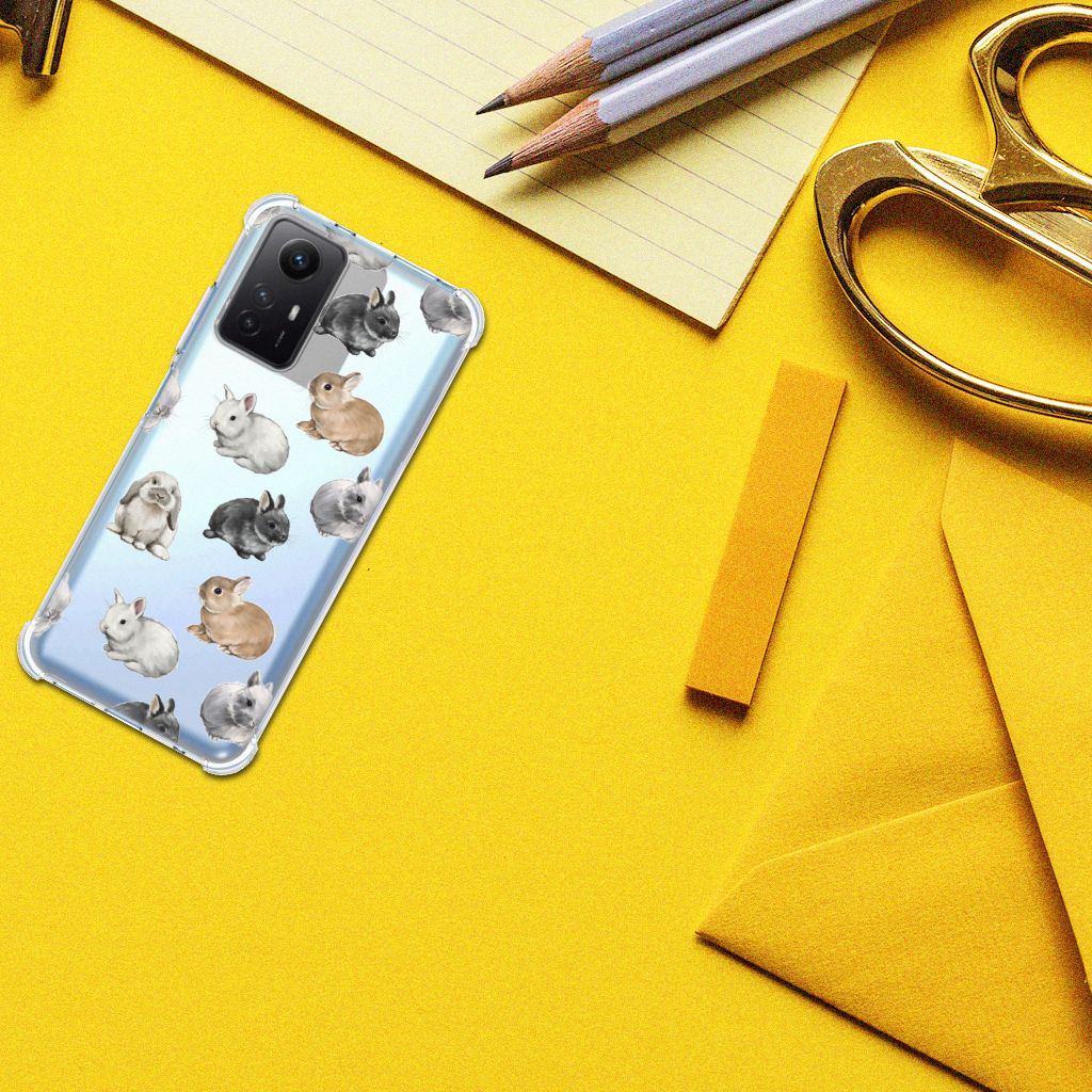 Case Anti-shock voor Xiaomi Redmi Note 12s Konijntjes B2C Telecom