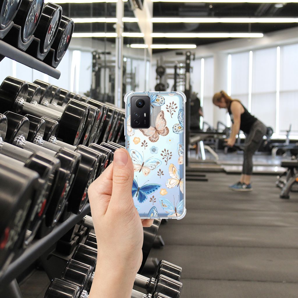Case Anti-shock voor Xiaomi Redmi Note 12s Vlinder B2C Telecom