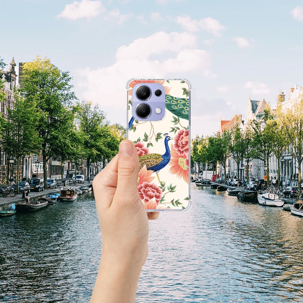 Case Anti-shock voor Xiaomi Redmi Note 13 4G Pink Peacock B2C Telecom